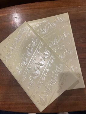 Vintage 80s Hallmark Cream Photo Album Pair
